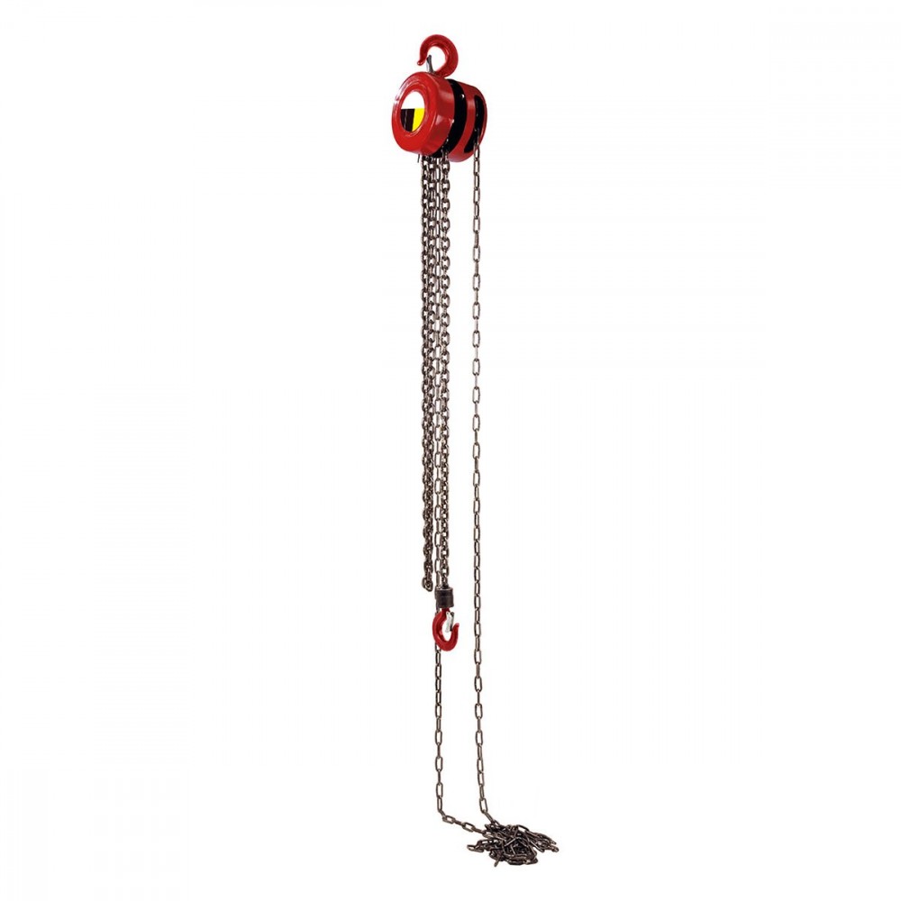 Argano a catena manuale 3mt 1ton paranco sollevatore