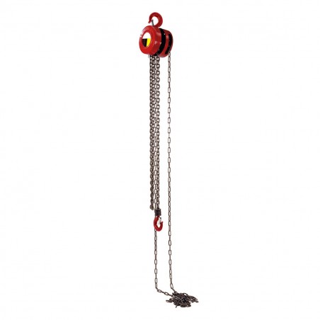 Argano a catena manuale 3mt 2ton paranco sollevatore