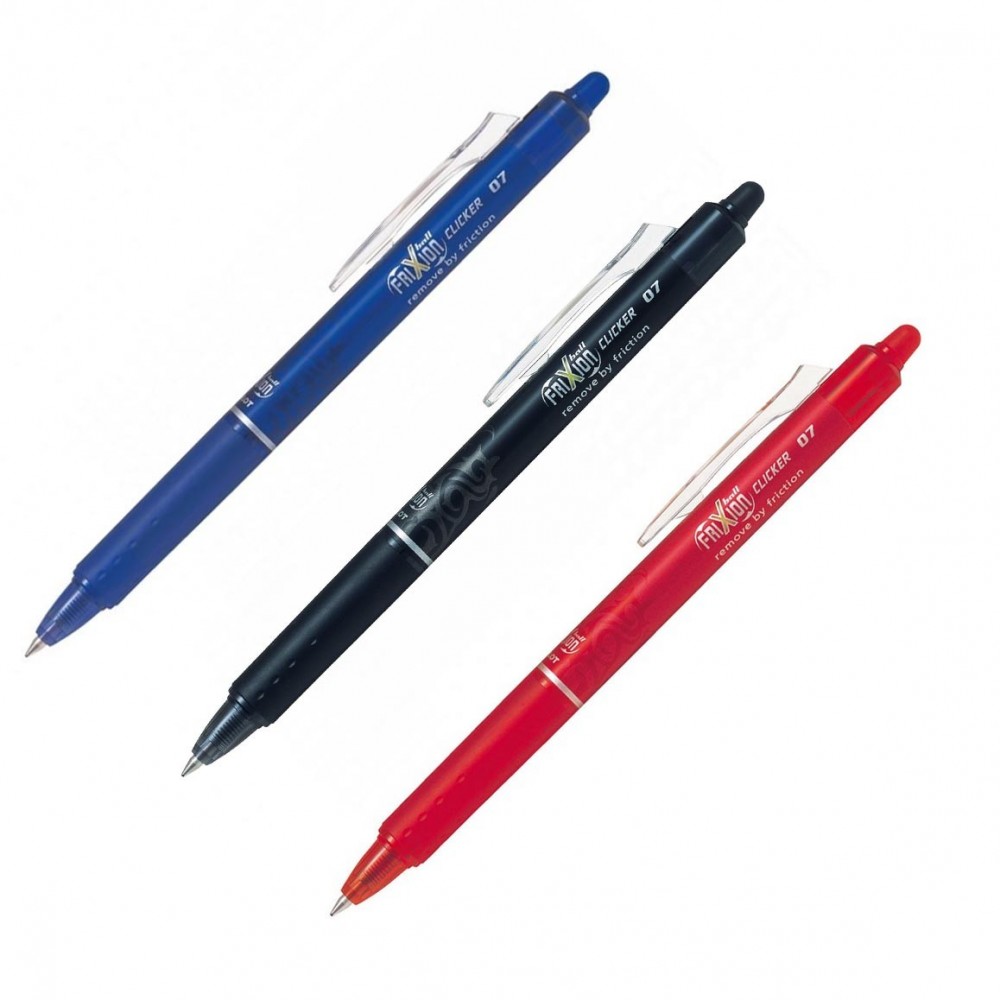 Pack 3 Penne Pilot Frixion Clicker 07...