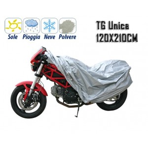 Image of Telo coprimoto universale in pvc copri scooter tg unica 120x210 cm impermeabile 8000000115034