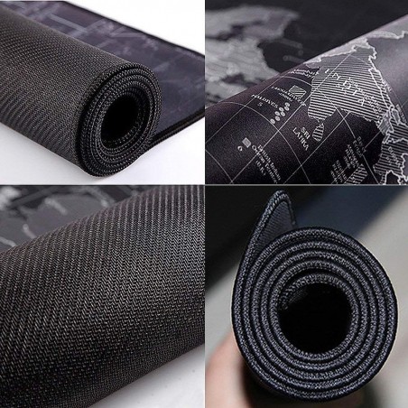 Tappeto Scrivania mouse pad antiscivolo Mappamondo computer desktop 900x400x3mm