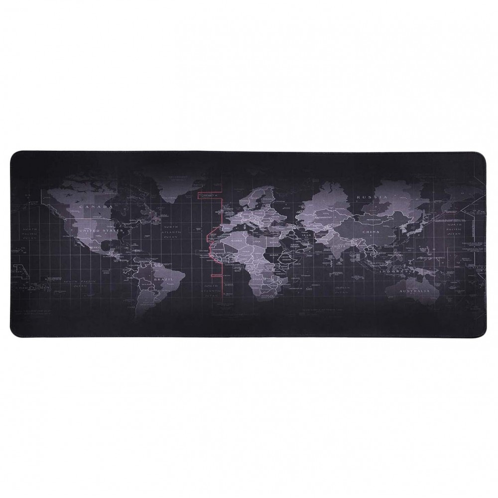 Tappeto Scrivania mouse pad antiscivolo Mappamondo computer desktop 900x400x2mm