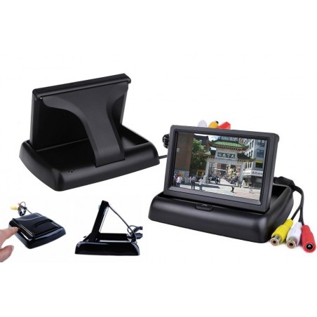 Monitor 3.5 parcheggio a scomparsa per telecamera retromarcia auto