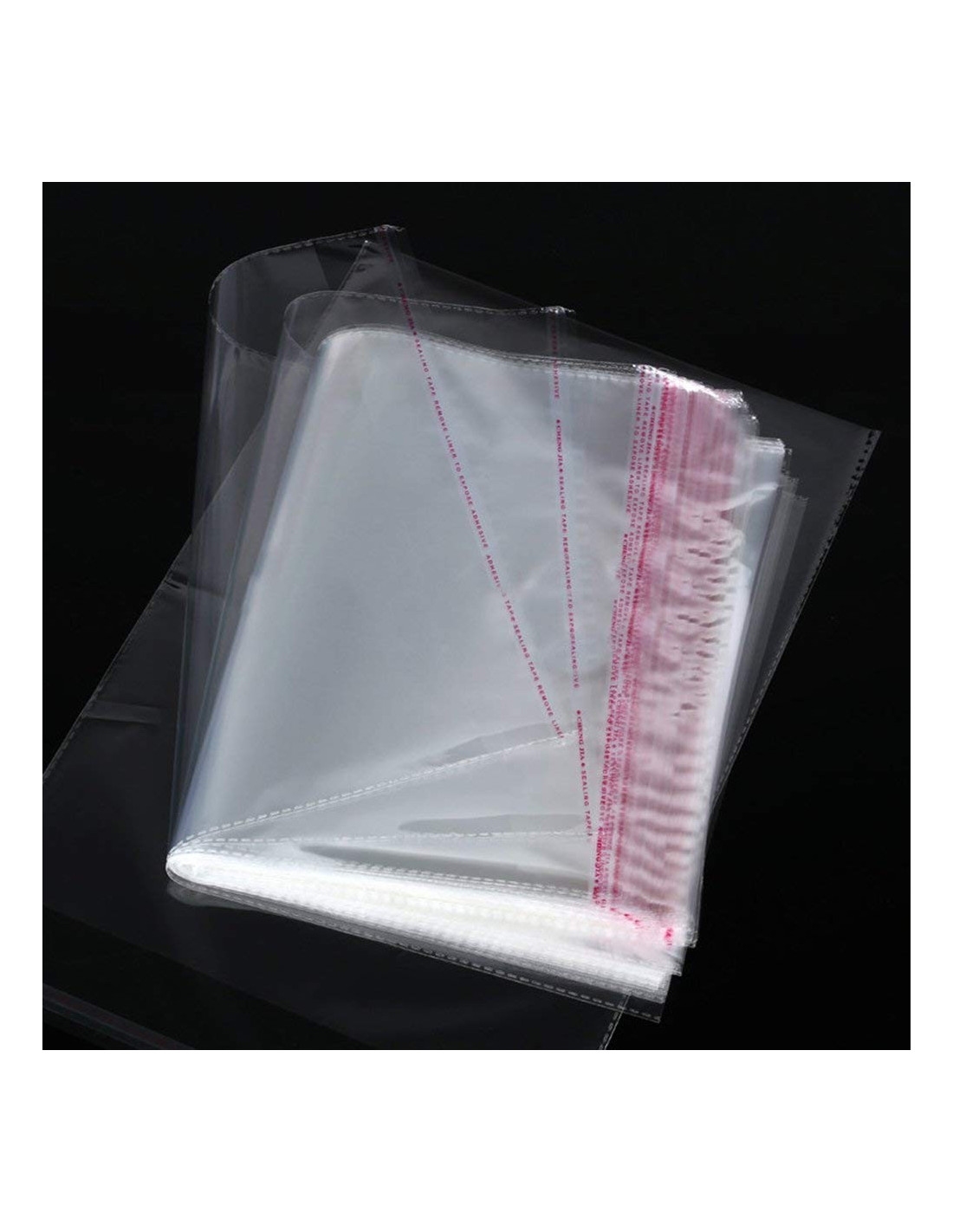 100 PZ BUSTE TRASPARENTI CELLOPHANE SACCHETTI PER ALIMENTI | 10 X 20 CM