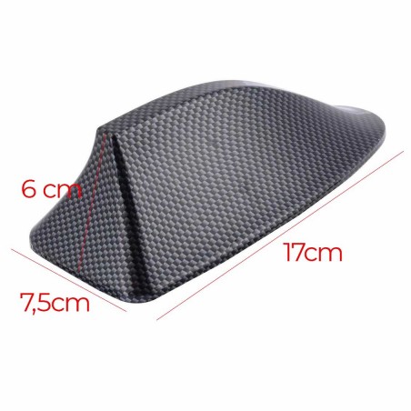 Antenna Shark autoadesiva universale 811034 pinna aereodinamica 15 cm FM e AM