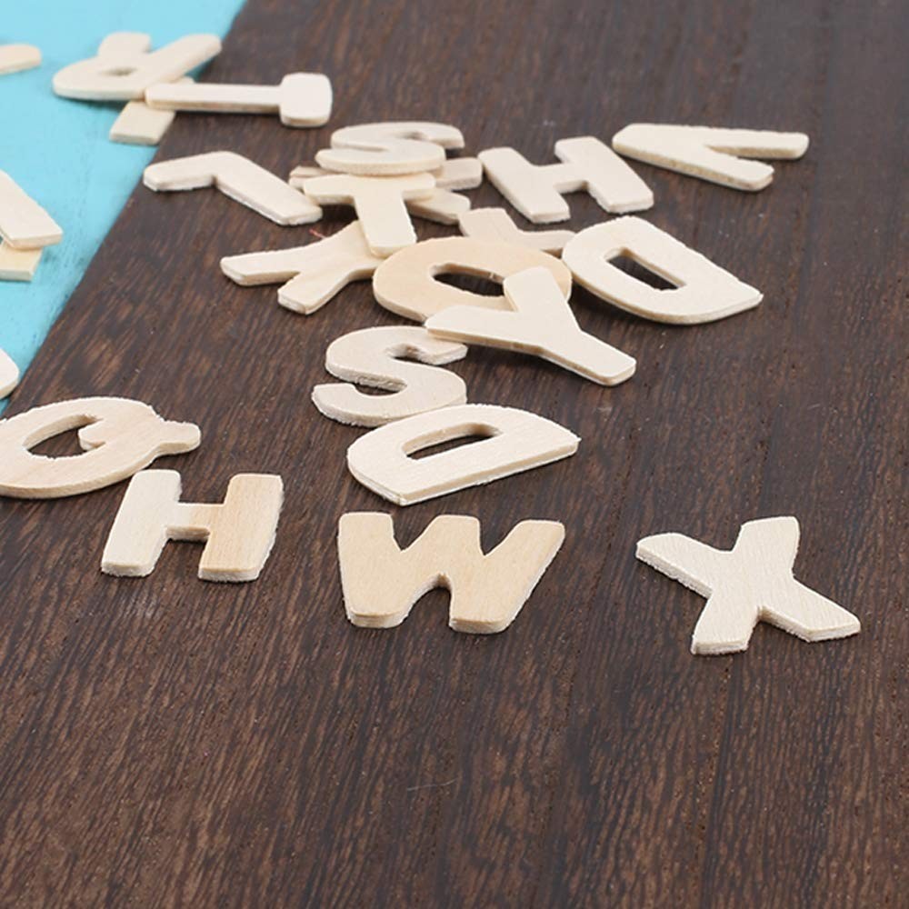 Box Lettere 130pz per decoupage in legno 146149...