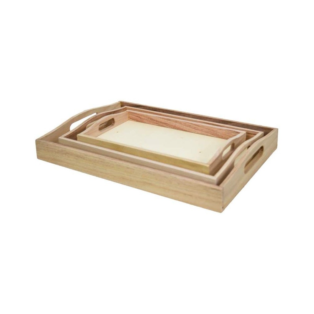 Cuori Foglio Set 3 Vassoi 193006 Decoupage...