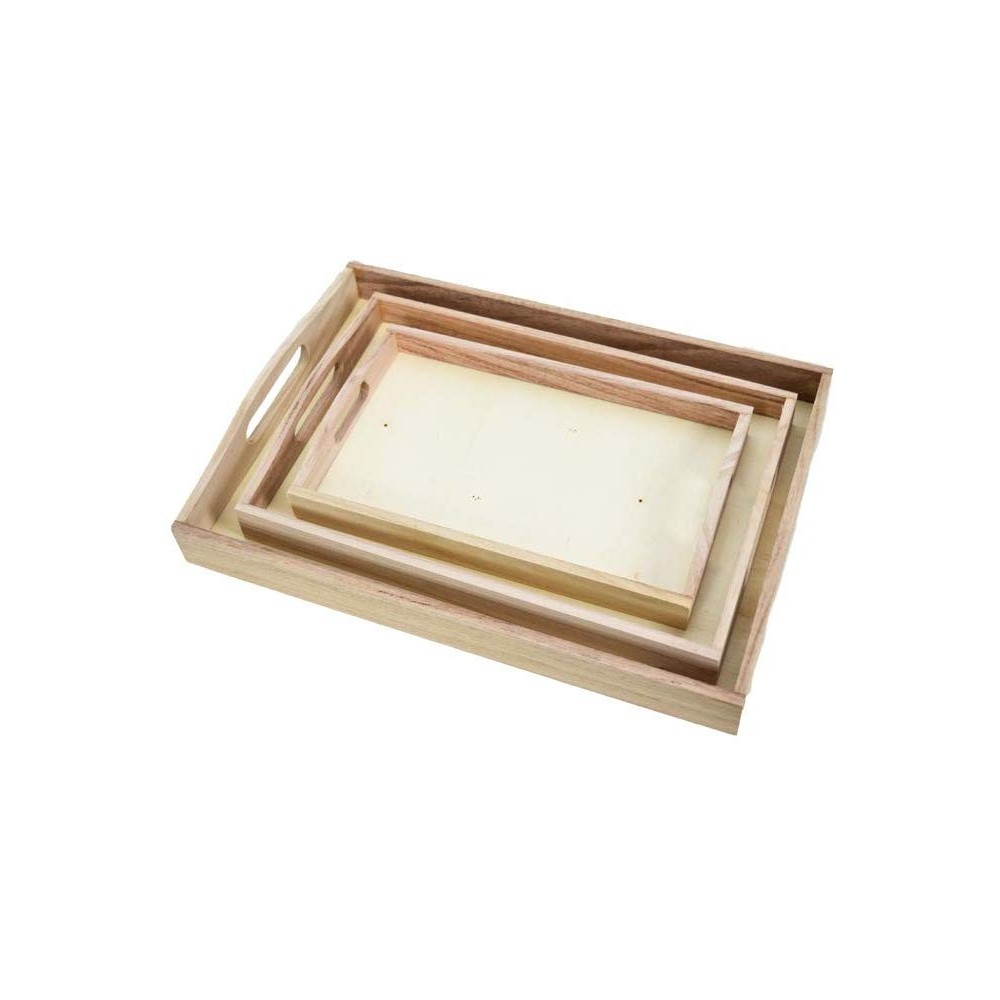 Cuori Foglio Set 3 Vassoi 193006 Decoupage...
