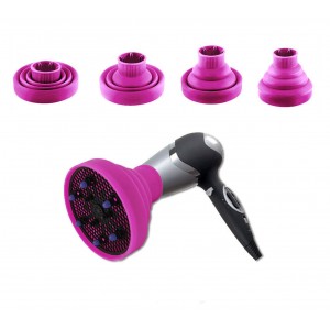 Diffusore per phon in silicone universale pieghevole da viaggio