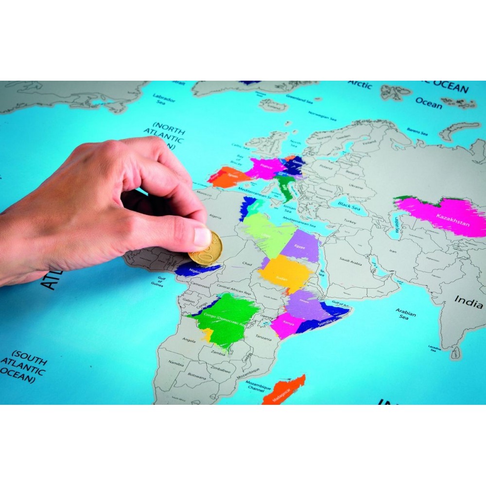 Mappamondo da grattare 337460 Gratta i posti...
