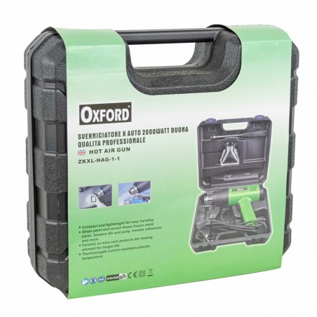 Pistola sverniciatore termica Auto 2000W 350-600 gradi con accessori valigetta