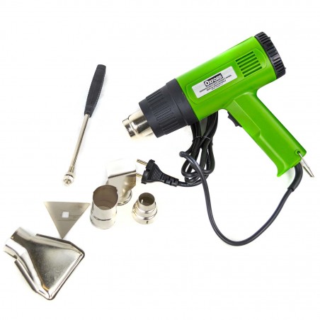 Pistola sverniciatore termica Auto 2000W 350-600 gradi con accessori valigetta