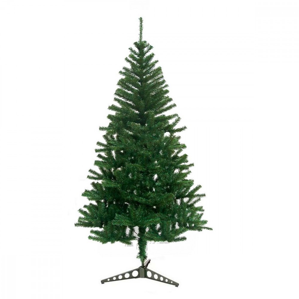 Albero di Natale artificiale 120 cm con 200 punte rami folti PINO DELLE SORPRESE