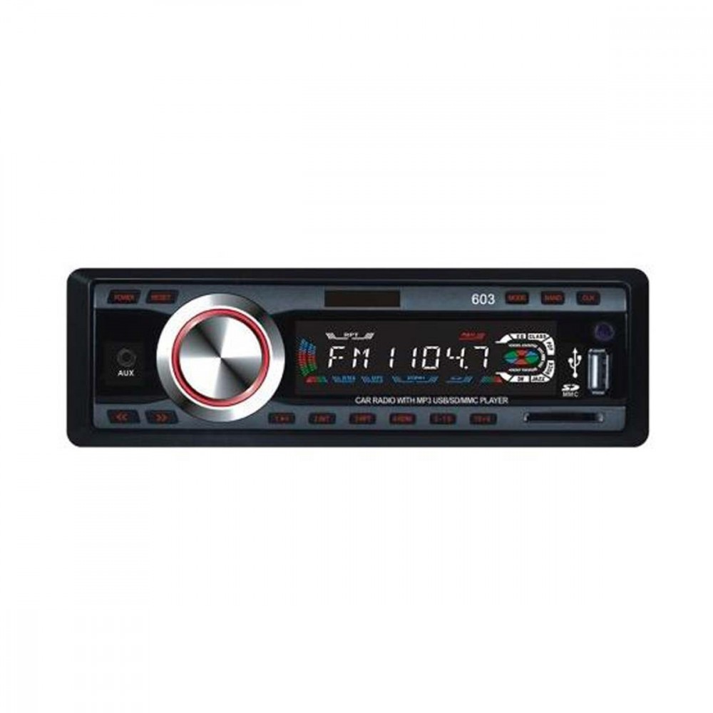 Stereo auto autoradio mp3 slot sd porta usb mp3-603 12v