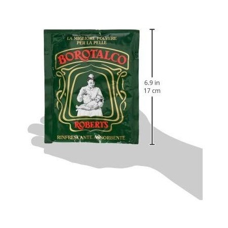Borotalco Roberts Polvere per tutti i tipi di pelle Rinfrescante Busta da 100 gr