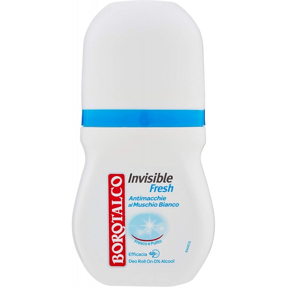 Borotalco Deo Roll On Clean White Sensazione Di Pulito Muschio Bianco 50 mL