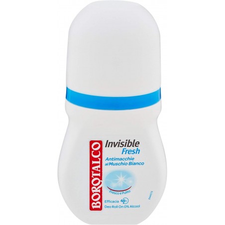 Borotalco Deo Roll On Clean White Sensazione Di Pulito Muschio Bianco 50 mL