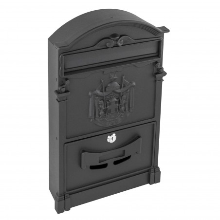Cassetta postale residenziale in acciaio verniciato a polvere 24x8x40h cm