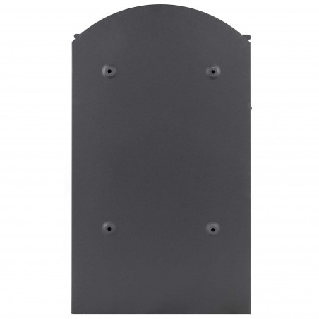 Cassetta postale residenziale in acciaio verniciato a polvere 24x8x40h cm