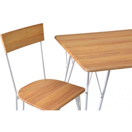 Set di 4 sedie design Contemporary ENRICO COVERI in Legno telaio in metallo