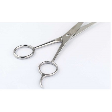 Forbici da barbiere 154990 OMNIA ACCIAIO inox 16cm lama retta hairstyle