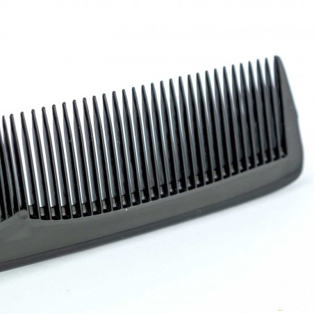 Pettine barbiere 933549 con custodia 14 cm adatto per barba capelli doppia trama