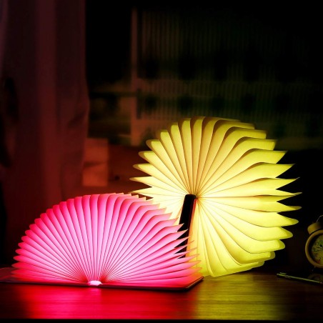 Lampada led ruotabile a fisarmonica faldoni luminosi 14,5x10,5x2.5cm