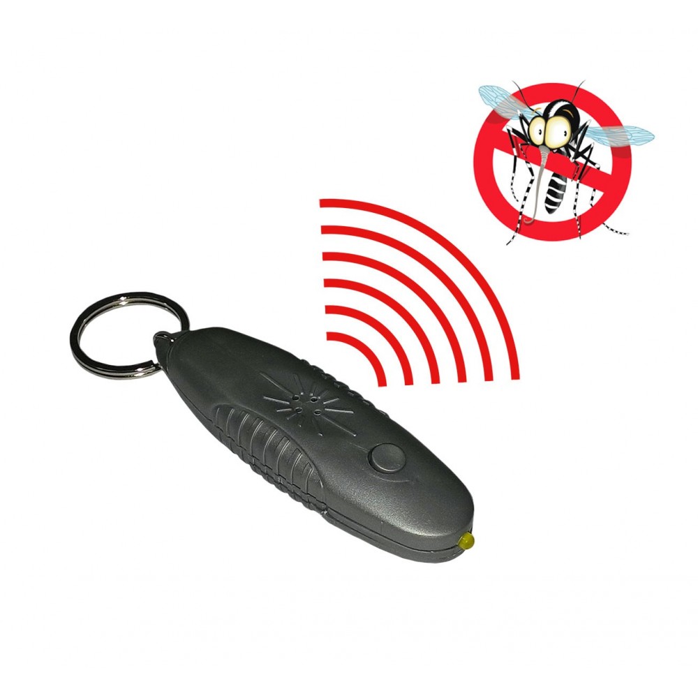 Portachiavi repellente anti zanzare con luce led compatto, tascabile e atossico
