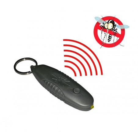 Portachiavi repellente anti zanzare con luce led compatto, tascabile e atossico