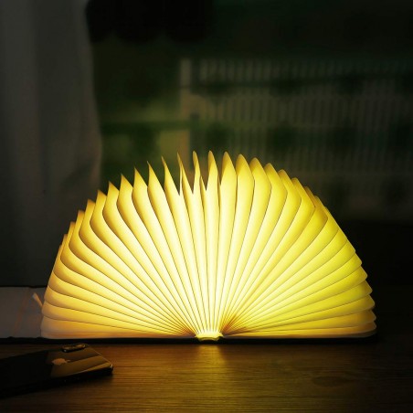 Lampada led ruotabile a fisarmonica faldoni luminosi 14,5x10,5x2.5cm