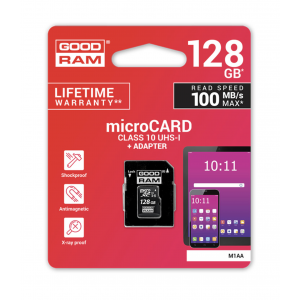 Scheda memoria GOOD RAM microsd card 128 GB con...