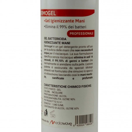 GEL Igienizzante per mani sanificante senza risciacquo 250 ML professionale