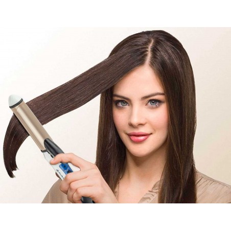 Piramidea Piastra lisciante ricciante ARC202 per capelli 2in1 diam 26cm ceramica