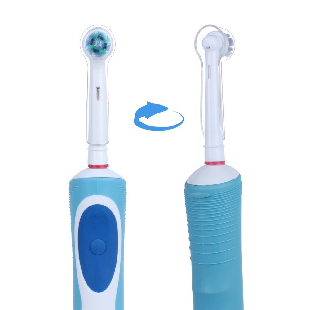 Copritestina per spazzolini elettrici in plastica compatibile OralB