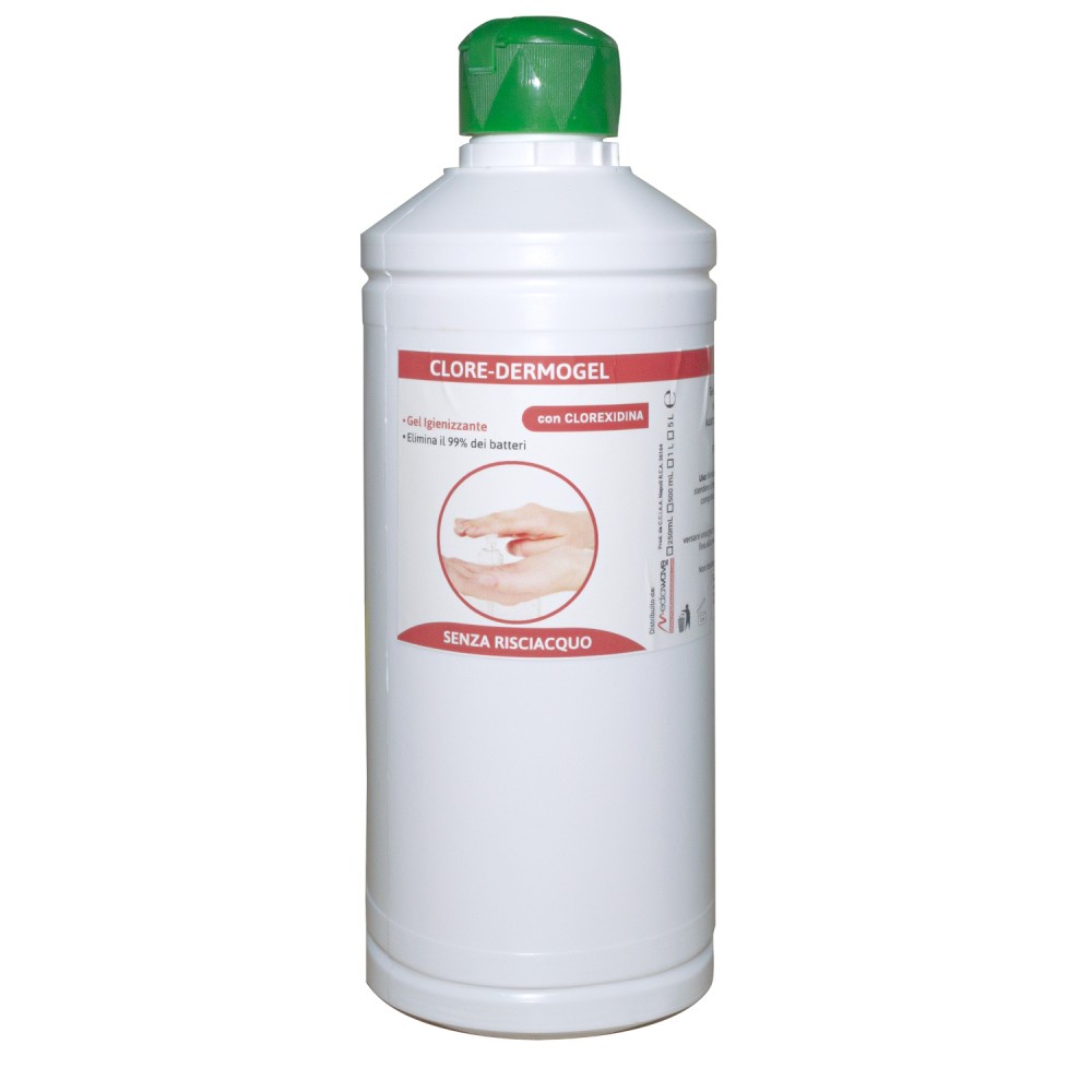 GEL Igienizzante DERMOGEL alla CLOREXIDINA sanificante senza risciacquo 500 ml