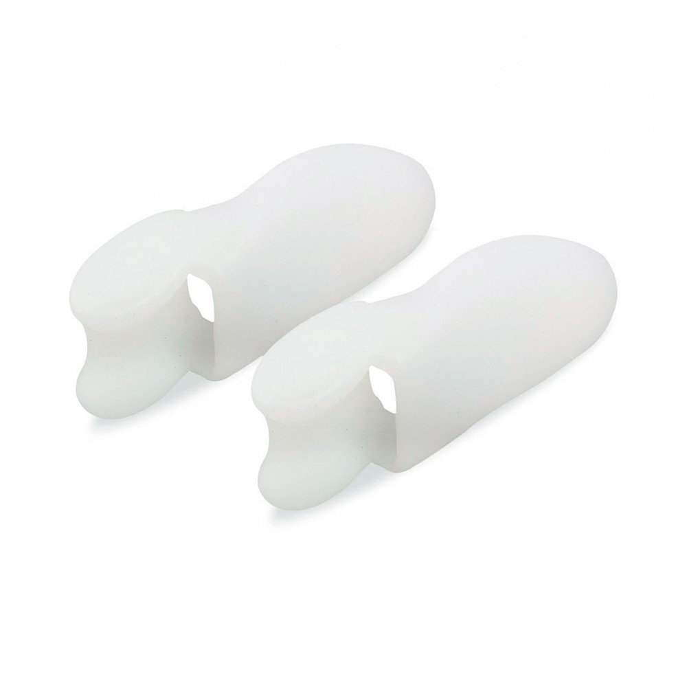 Coppia di supporti protezione in gel con divaricatore per alluce valgo sollievo immediato notte e giorno unisex e universale