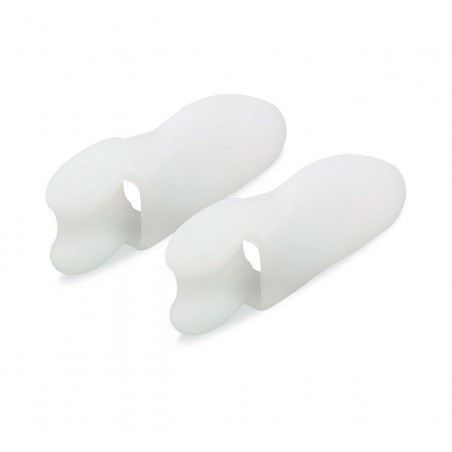Coppia di supporti protezione in gel con divaricatore per alluce valgo sollievo immediato notte e giorno unisex e universale