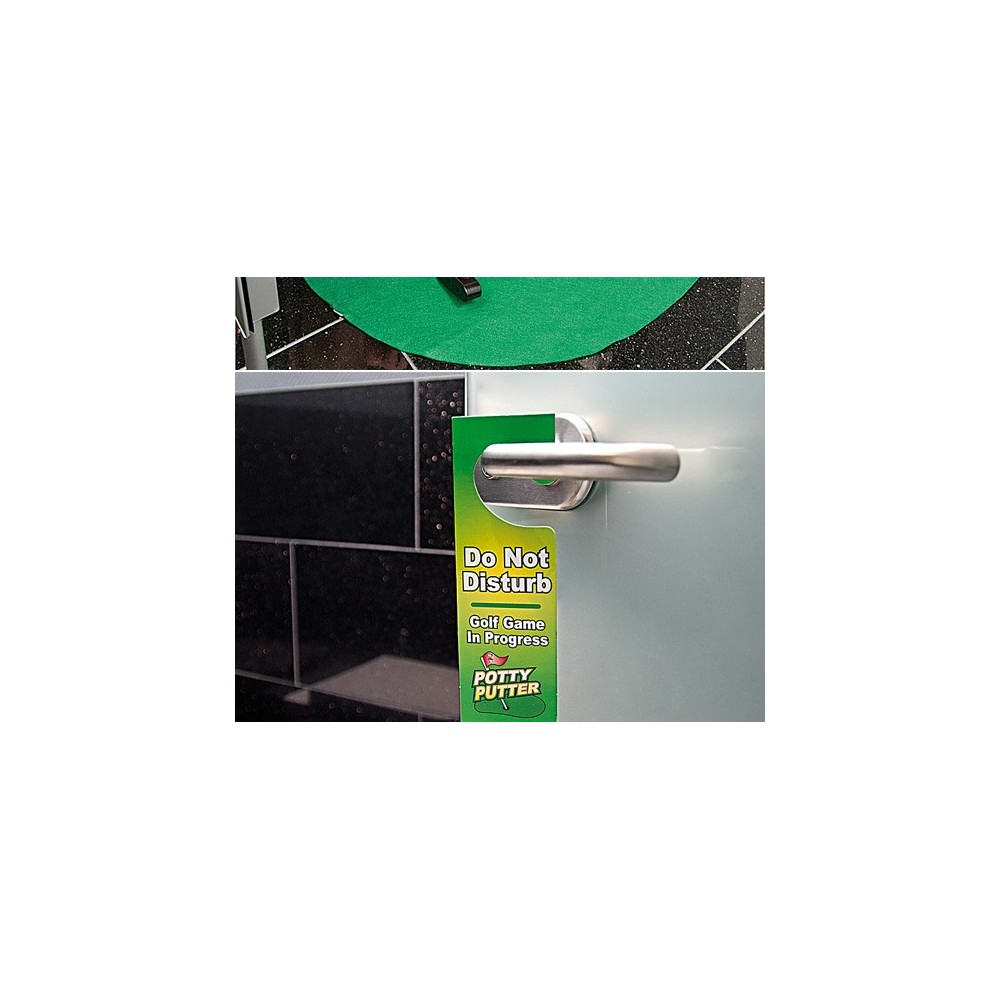 Gioco gioco golf da bagno minigolf da toilette set da gioco completo svago e divertimento