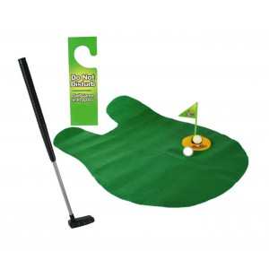 Gioco gioco golf da bagno minigolf da toilette set da gioco completo svago e divertimento 2