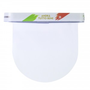 Visiera protettiva regolabile copri viso 24x29 cm in PVC... 2