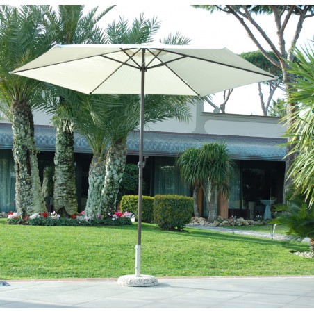 Ombrellone tondo da giardino 334002 diametro 270 cm 6 stecche con manovella