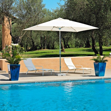 Ombrellone rettangolare da esterno giardino 334033 2x3mt con manovella