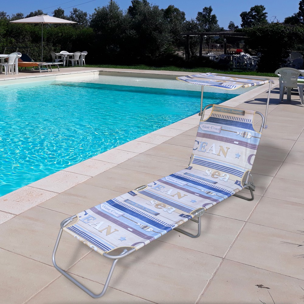 Lettino in metallo OCEAN Onshore 483787...