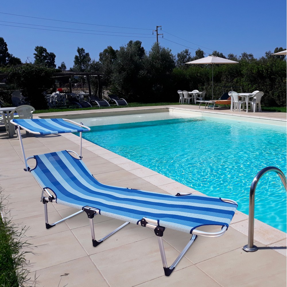 Lettino in metallo Brandina Maiorca regolabile...