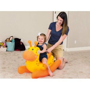 Giraffa o dinosauro gonfiabile cavalcabile 52220 dondolo... 2