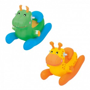 Giraffa o dinosauro gonfiabile cavalcabile 52220 dondolo...