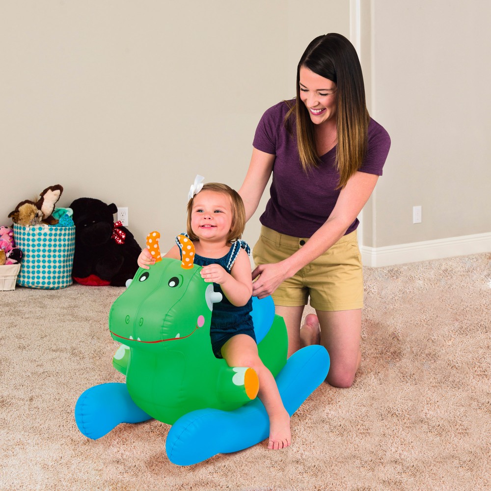 Giraffa o dinosauro gonfiabile cavalcabile...