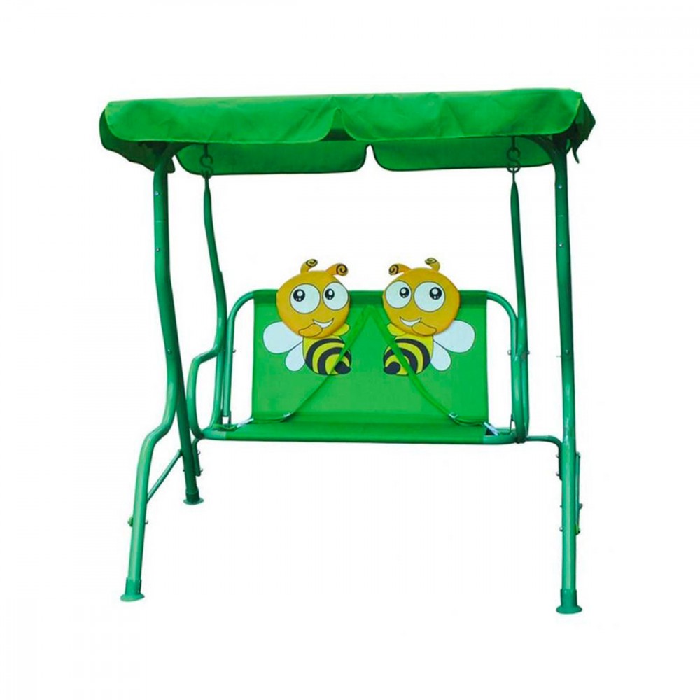 Dondolo APE Bambini 154847 Altalena da Giardino 2 Posti in Acciaio 112x75x108cm