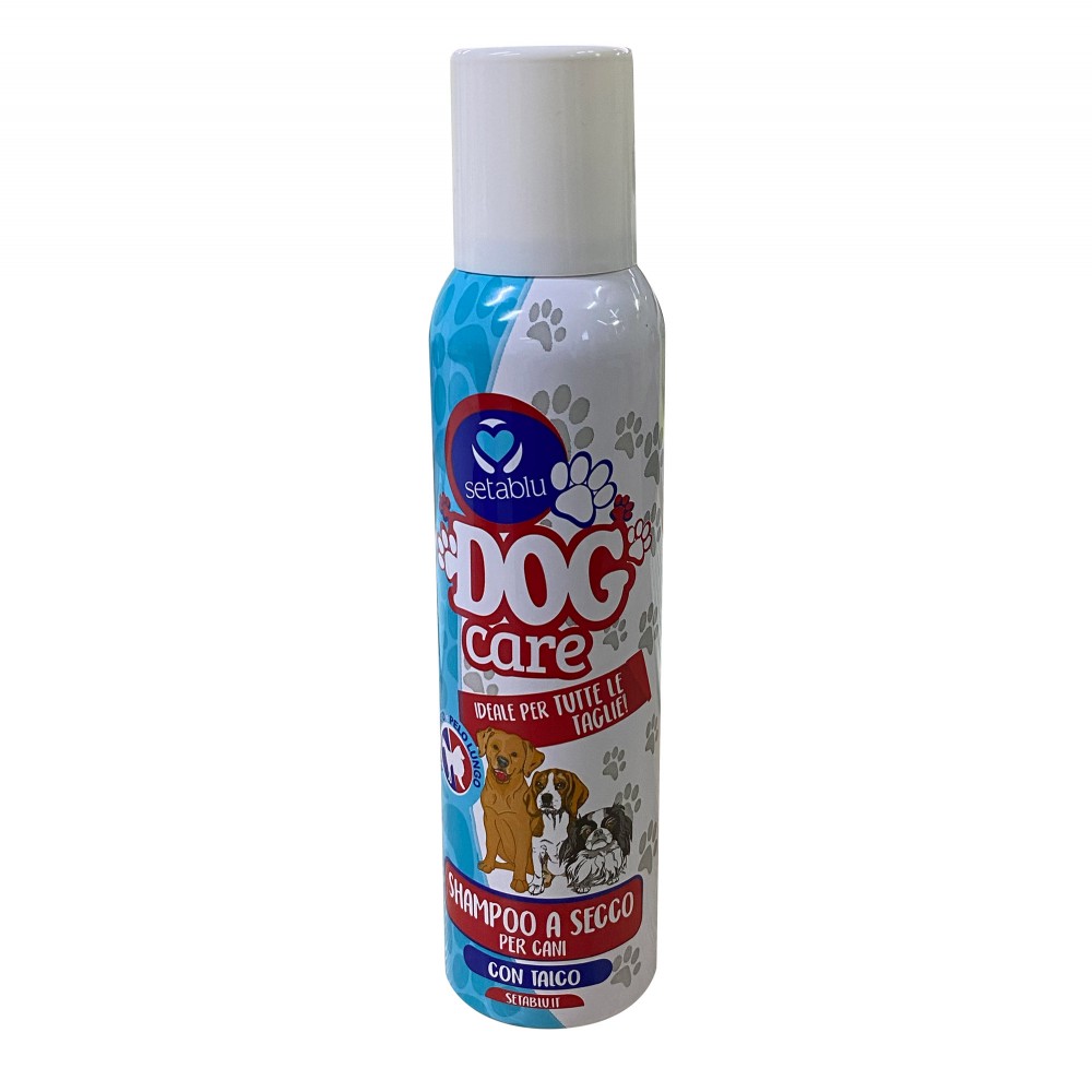 SETABLU Dog Care Shampoo a secco per cani 59045 talco per tutte le taglie 150ml