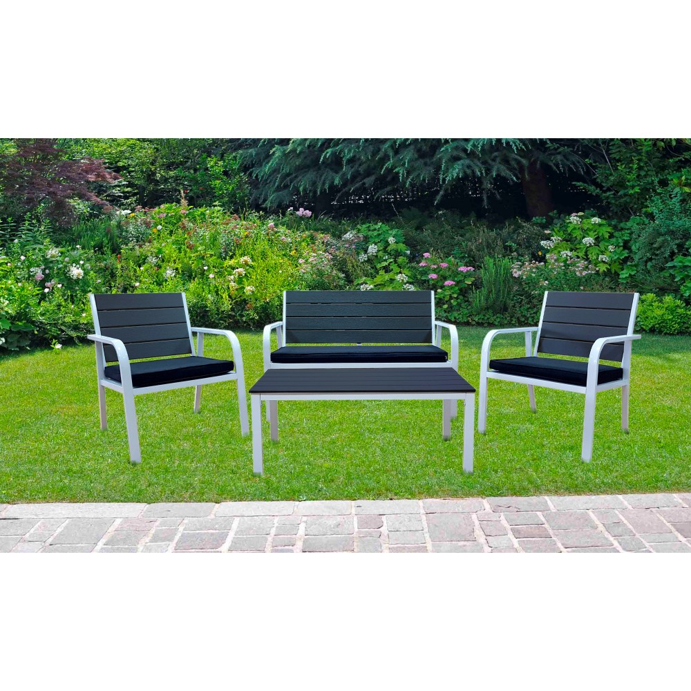 Set completo Dallas tavolo 2 sedie panca da...